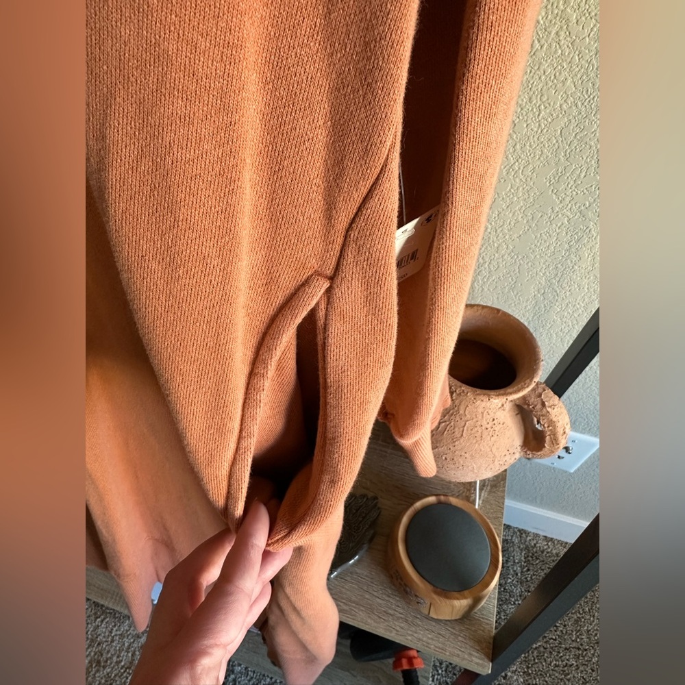 NWT Free People Spur Of The Moment
Solid Hoodie in Pink Cinnamon - Picture 6 of 12
